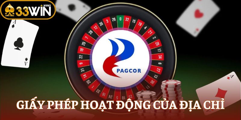 Giấy phép hoạt động trực tuyến của địa chỉ